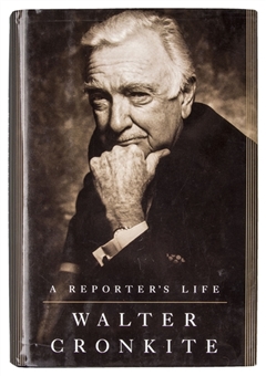 Walter Cronkite Signed "A Reporters Life" Hardcover Book (JSA)